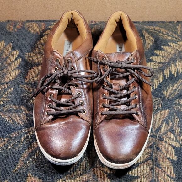 Steve Madden Sabel Brown Leather Shoes- Size 10 main image 4
